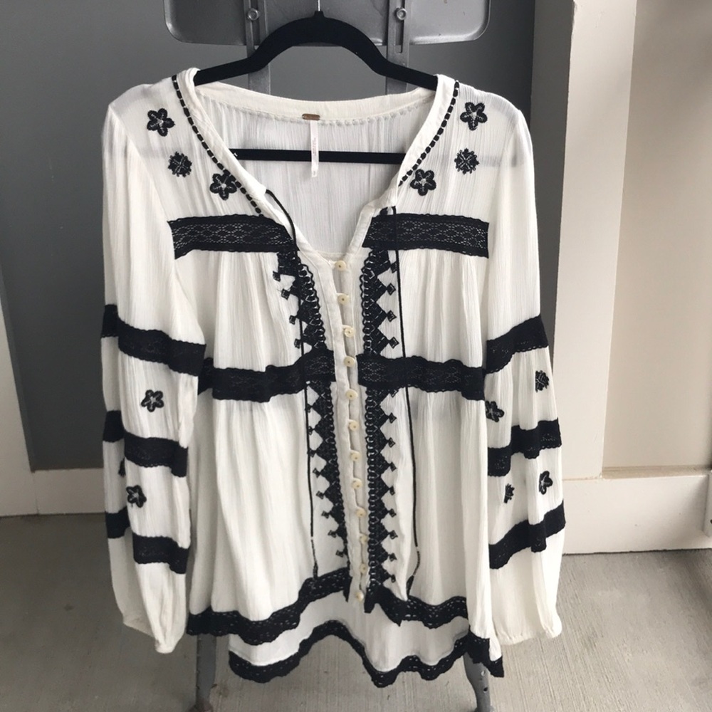 Free People Peasant Blouse